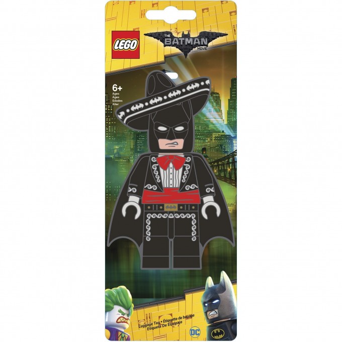 Бирка для багажа LEGO BATMAN MOVIE «MARIACHI BATMAN» 51756L 332229 Бирка для багажа LEGO BATMAN MOVIE «MARIACHI BATMAN» 51756L 332229