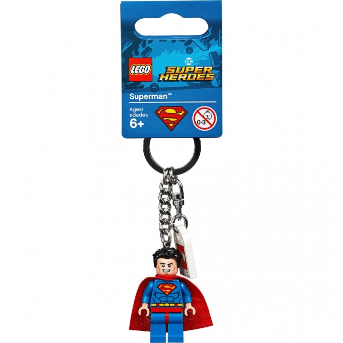 Брелок для ключей LEGO Супермен Super Heroes 853952 1137289 Брелок для ключей LEGO Супермен Super Heroes 853952 1137289