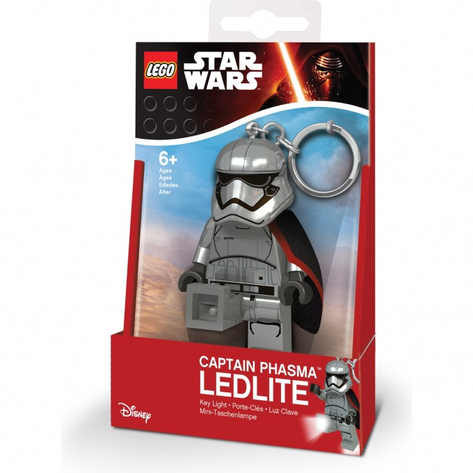 Брелок-фонарик для ключей LEGO STAR WARS - КАПИТАН ФАЗМА LGL-KE96 Брелок-фонарик для ключей LEGO STAR WARS - КАПИТАН ФАЗМА LGL-KE96