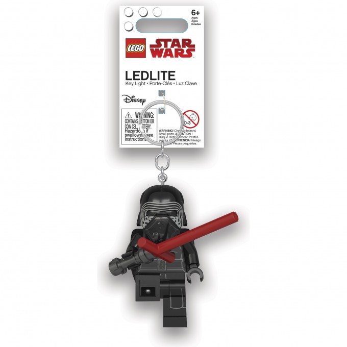 Брелок-фонарик LEGO STAR WARS Кайло Рен со световым мечом Star Wars™ LGL-KE126 1036540 Брелок-фонарик LEGO STAR WARS Кайло Рен со световым мечом Star Wars™ LGL-KE126 1036540