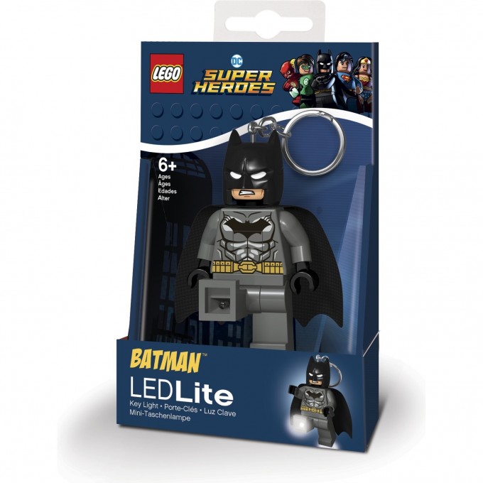 Брелок-фонарик LEGO SUPER HEROES «GREY BATMAN» Super Heroes LGL-KE92 1000919 Брелок-фонарик LEGO SUPER HEROES «GREY BATMAN» Super Heroes LGL-KE92 1000919