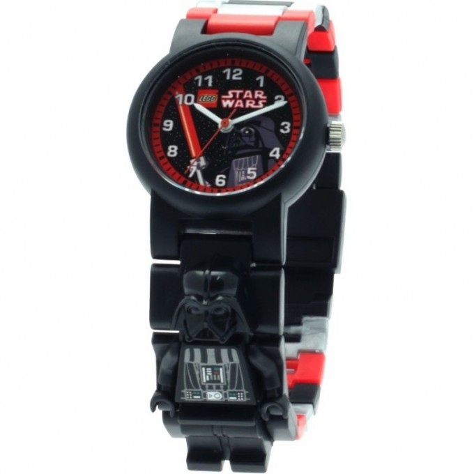 Часы наручные аналоговые LEGO STAR WARS DARTH VADER с минифигурой на ремешке 8021018 Часы наручные аналоговые LEGO STAR WARS DARTH VADER с минифигурой на ремешке 8021018