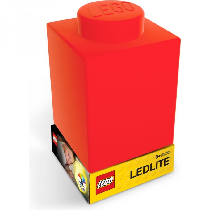 Фонарик силиконовый LEGO - красный LGL-LP38 Фонарик силиконовый LEGO - красный LGL-LP38