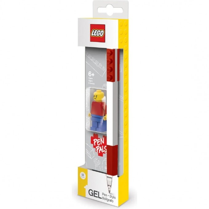 Гелевая ручка с минифигуркой LEGO CLASSIC, цвет чернил: красный 52602 Гелевая ручка с минифигуркой LEGO CLASSIC, цвет чернил: красный 52602