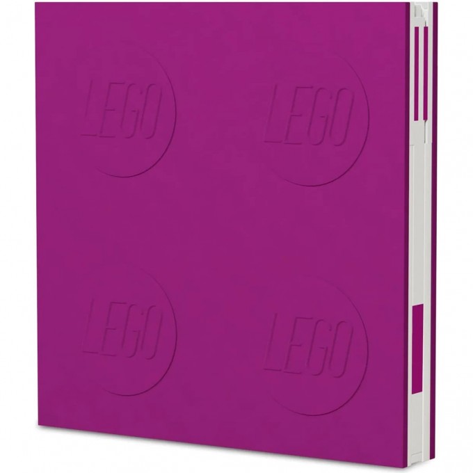 Книга для записей LEGO - LOCKING NOTEBOOK + ручка гелевая (фиолетовый) 52438 Книга для записей LEGO - LOCKING NOTEBOOK + ручка гелевая (фиолетовый) 52438