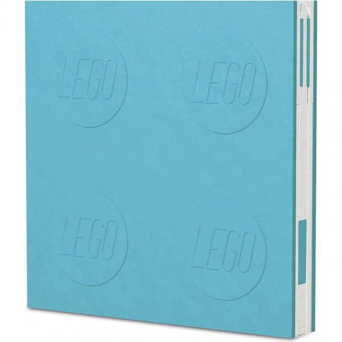 Книга для записей LEGO - LOCKING NOTEBOOK + ручка гелевая (голубой) 52444 Книга для записей LEGO - LOCKING NOTEBOOK + ручка гелевая (голубой) 52444