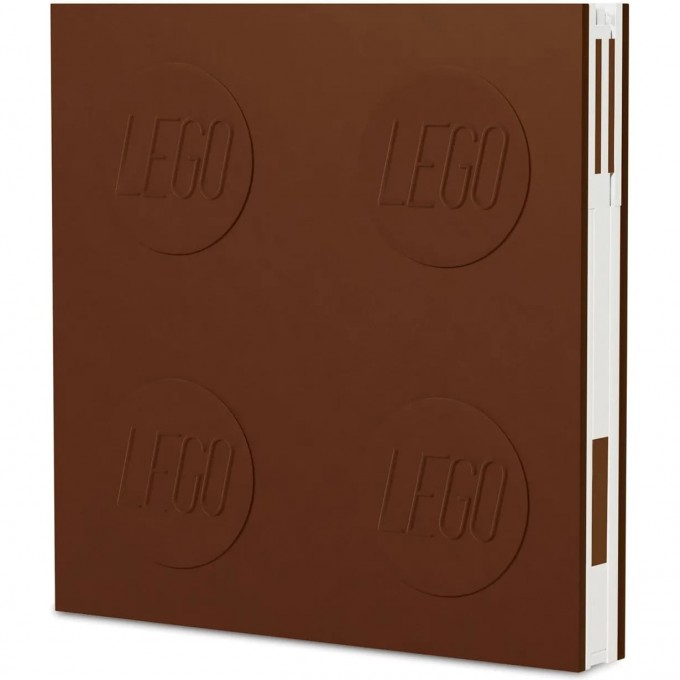 Книга для записей LEGO - LOCKING NOTEBOOK + ручка гелевая (коричневый) 52446 Книга для записей LEGO - LOCKING NOTEBOOK + ручка гелевая (коричневый) 52446