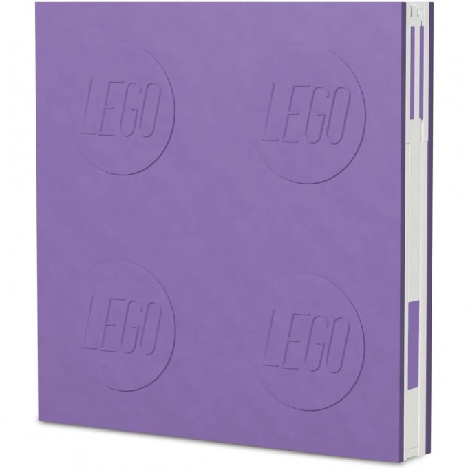 Книга для записей LEGO - LOCKING NOTEBOOK + ручка гелевая (лиловый) 52445 Книга для записей LEGO - LOCKING NOTEBOOK + ручка гелевая (лиловый) 52445