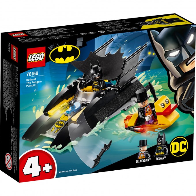 Конструктор детский LEGO DC BATMAN ПОГОНЯ ЗА ПИНГВИНОМ НА БЭТКАТЕРЕ 76158 Конструктор детский LEGO DC BATMAN ПОГОНЯ ЗА ПИНГВИНОМ НА БЭТКАТЕРЕ 76158