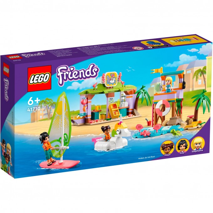 Конструктор детский LEGO FRIENDS РАЗВЛЕЧЕНИЯ НА ПЛЯЖЕ ДЛЯ СЕРФЕРОВ 41710 Конструктор детский LEGO FRIENDS РАЗВЛЕЧЕНИЯ НА ПЛЯЖЕ ДЛЯ СЕРФЕРОВ 41710