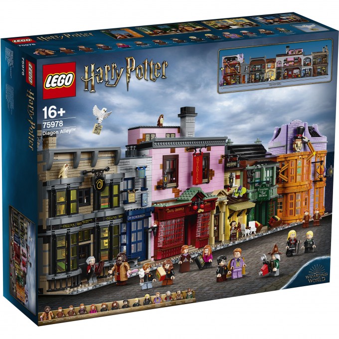 Конструктор детский LEGO HARRY POTTER КОСОЙ ПЕРЕУЛОК 75978 Конструктор детский LEGO HARRY POTTER КОСОЙ ПЕРЕУЛОК 75978