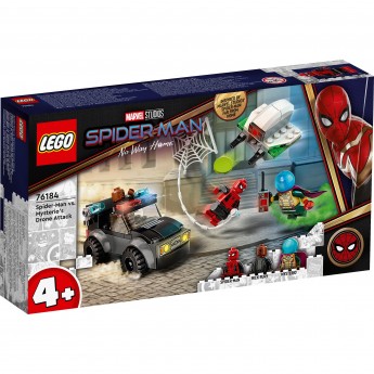 Конструктор детский LEGO MARVEL SUPER HEROES ЧЕЛОВЕК-ПАУК ПРОТИВ АТАКИ ДРОНОВ МИСТЕРИО
