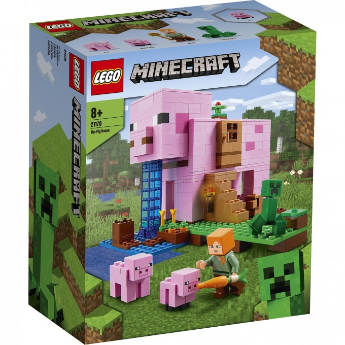 Конструктор детский LEGO MINECRAFT ДОМ-СВИНЬЯ 21170
