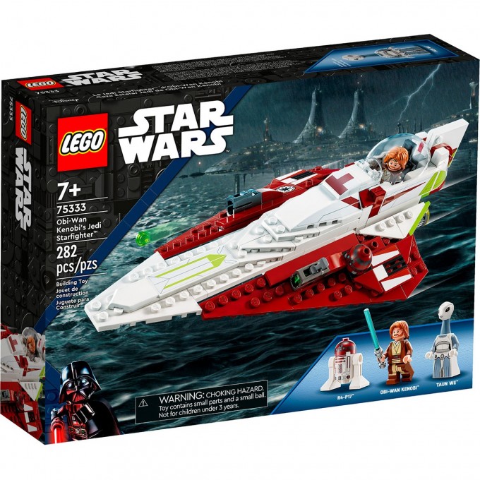 Конструктор детский LEGO STAR WARS ДЖЕДАЙСКИЙ ИСТРЕБИТЕЛЬ ОБИ-ВАНА КЕНОБИ 75333 Конструктор детский LEGO STAR WARS ДЖЕДАЙСКИЙ ИСТРЕБИТЕЛЬ ОБИ-ВАНА КЕНОБИ 75333