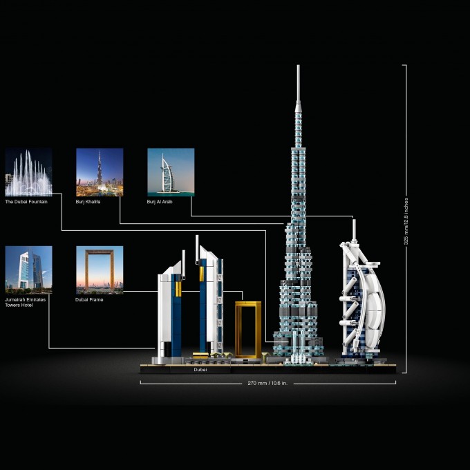 Конструктор LEGO ARCHITECTURE "ДУБАЙ" 21052 1700771 Конструктор LEGO ARCHITECTURE "ДУБАЙ" 21052 1700771