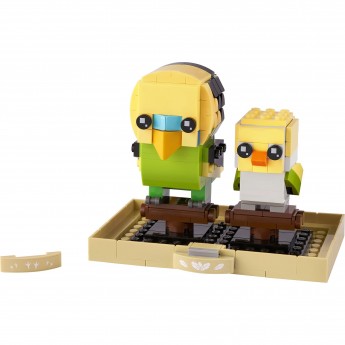 Конструктор LEGO BRICK HEADZ Сувенирный набор "ВОЛНИСТЫЙ ПОПУГАЙЧИК" 40443