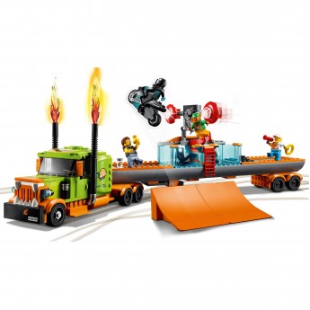 Конструктор LEGO CITY " ГРУЗОВИК ДЛЯ ШОУ КАСКАДЕРОВ" City 60294