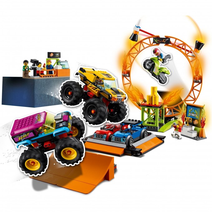Конструктор LEGO CITY "АРЕНА ДЛЯ ШОУ КАСКАДЕРОВ" City 60295 3623389 Конструктор LEGO CITY "АРЕНА ДЛЯ ШОУ КАСКАДЕРОВ" City 60295 3623389