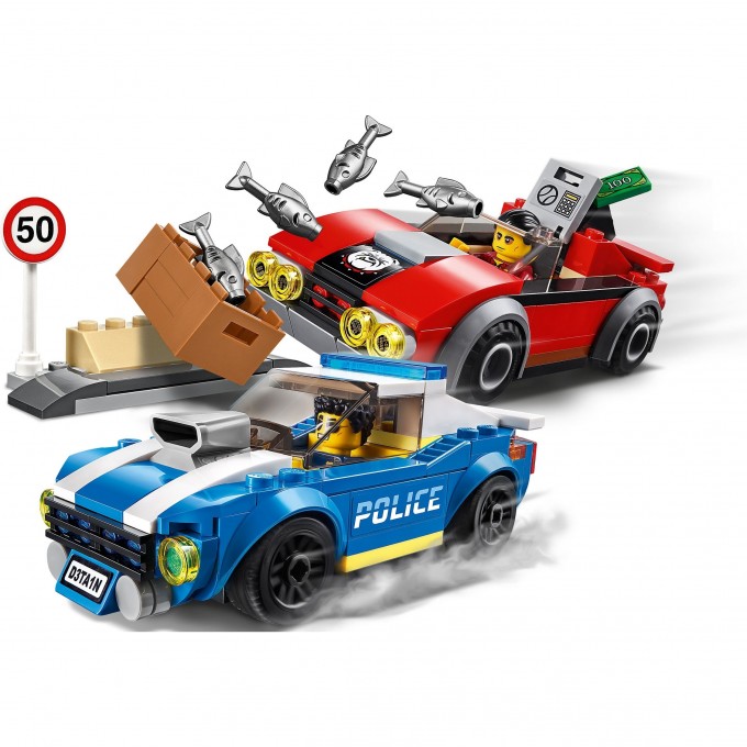 Конструктор LEGO CITY "АРЕСТ НА ШОССЕ" City 60242 1691743 Конструктор LEGO CITY "АРЕСТ НА ШОССЕ" City 60242 1691743