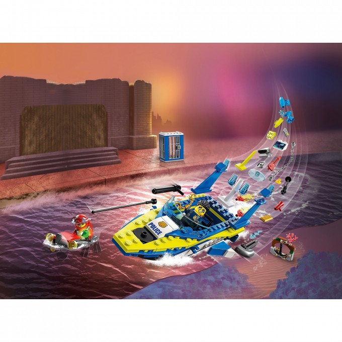 Конструктор LEGO CITY "ДЕТЕКТИВНЫЕ МИССИИ ВОДНОЙ ПОЛИЦИИ" City 3819352 Конструктор LEGO CITY "ДЕТЕКТИВНЫЕ МИССИИ ВОДНОЙ ПОЛИЦИИ" City 3819352