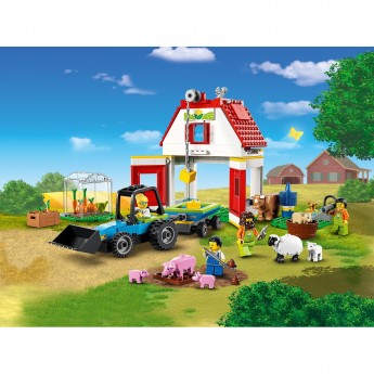 Конструктор LEGO CITY "ФЕРМА И АМБАР С ЖИВОТНЫМИ" City 60346 Конструктор LEGO CITY "ФЕРМА И АМБАР С ЖИВОТНЫМИ" City 60346