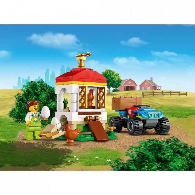 Конструктор LEGO CITY "КУРЯТНИК" City 60344 3819350 Конструктор LEGO CITY "КУРЯТНИК" City 60344 3819350