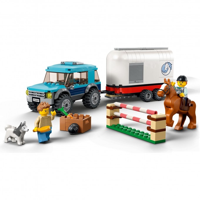Конструктор LEGO CITY "МАШИНА С ПРИЦЕПОМ ДЛЯ ЛОШАДИ" City 60327 3719346 Конструктор LEGO CITY "МАШИНА С ПРИЦЕПОМ ДЛЯ ЛОШАДИ" City 60327 3719346