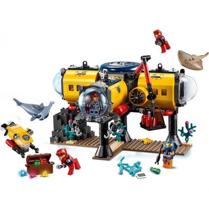 Конструктор LEGO CITY "ОКЕАН: ИССЛЕДОВАТЕЛЬСКАЯ БАЗА" City 60265 2424001 Конструктор LEGO CITY "ОКЕАН: ИССЛЕДОВАТЕЛЬСКАЯ БАЗА" City 60265 2424001