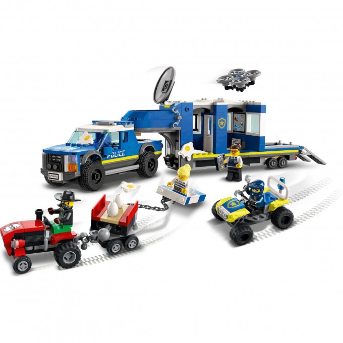 Конструктор LEGO CITY "ПОЛИЦЕЙСКИЙ МОБИЛЬНЫЙ КОМАНДНЫЙ ТРЕЙЛЕР" City 60315 3720030 Конструктор LEGO CITY "ПОЛИЦЕЙСКИЙ МОБИЛЬНЫЙ КОМАНДНЫЙ ТРЕЙЛЕР" City 60315 3720030
