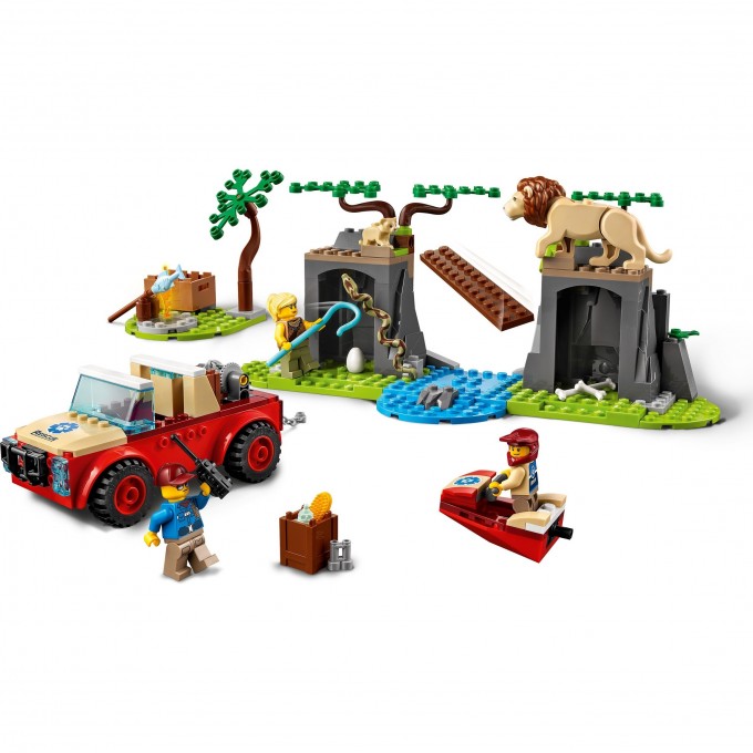 Конструктор LEGO CITY "СПАСАТЕЛЬНЫЙ ВНЕДОРОЖНИК ДЛЯ ЗВЕРЕЙ" City 60301 3407638 Конструктор LEGO CITY "СПАСАТЕЛЬНЫЙ ВНЕДОРОЖНИК ДЛЯ ЗВЕРЕЙ" City 60301 3407638
