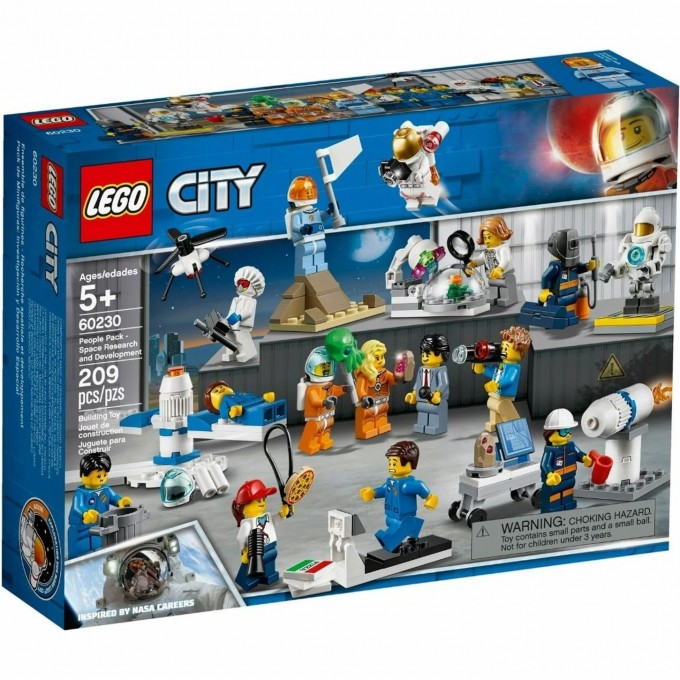 Конструктор LEGO City Space Port Исследования космоса, 209 деталей, 5+, 60230 3206423 Конструктор LEGO City Space Port Исследования космоса, 209 деталей, 5+, 60230 3206423