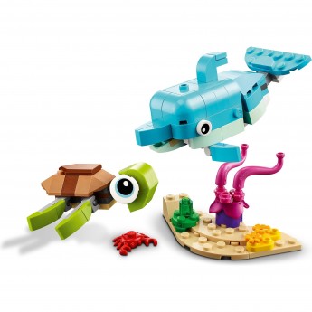 Конструктор LEGO CREATOR ДЕЛЬФИН И ЧЕРЕПАХА 31128