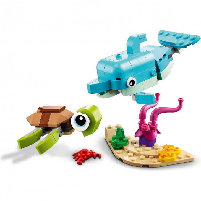 Конструктор LEGO CREATOR ДЕЛЬФИН И ЧЕРЕПАХА 31128 3776569 Конструктор LEGO CREATOR ДЕЛЬФИН И ЧЕРЕПАХА 31128 3776569