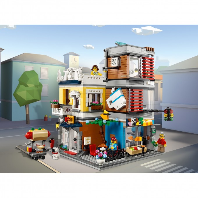 Конструктор LEGO CREATOR ЗООМАГАЗИН И КАФЕ В ЦЕНТРЕ ГОРОДА 31097 1367184 Конструктор LEGO CREATOR ЗООМАГАЗИН И КАФЕ В ЦЕНТРЕ ГОРОДА 31097 1367184