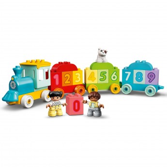 Конструктор LEGO DUPLO "ПОЕЗД С ЦИФРАМИ - УЧИМСЯ СЧИТАТЬ" 10954