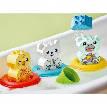 Конструктор LEGO DUPLO "ПРИКЛЮЧЕНИЯ В ВАННОЙ: ПЛАВУЧИЙ ПОЕЗД ДЛЯ ЗВЕРЕЙ"