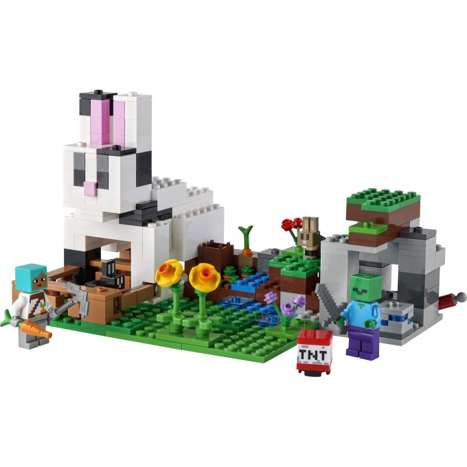 Конструктор LEGO MINECRAFT «КРОЛИЧЬЕ РАНЧО» Minecraft 21181 3724998