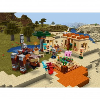 Конструктор LEGO MINECRAFT "ПАТРУЛЬ РАЗБОЙНИКОВ" Minecraft 21160