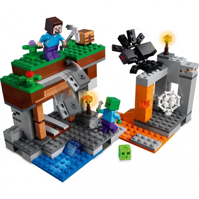 Конструктор LEGO MINECRAFT "ЗАБРОШЕННАЯ ШАХТА" Minecraft 21166