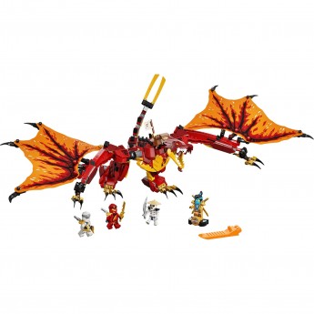 Конструктор LEGO NINJAGO "АТАКА ОГНЕННОГО ДРАКОНА" Ninjago 71753