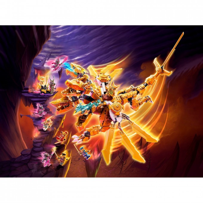 Конструктор LEGO NINJAGO «ЗОЛОТОЙ УЛЬТРАДРАКОН ЛЛОЙДА» Ninjago 71774 3822978 Конструктор LEGO NINJAGO «ЗОЛОТОЙ УЛЬТРАДРАКОН ЛЛОЙДА» Ninjago 71774 3822978