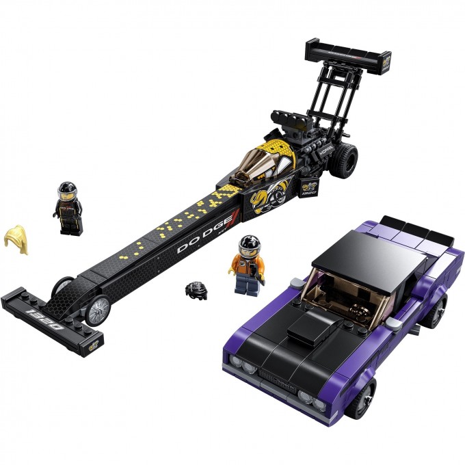 Конструктор LEGO SPEED CHAMPIONS "MOPAR DODGE//SRT TOP FUEL DRAGSTER AND 1970 DODGE CHALLENGER T/A" 76904 3404691 Конструктор LEGO SPEED CHAMPIONS "MOPAR DODGE//SRT TOP FUEL DRAGSTER AND 1970 DODGE CHALLENGER T/A" 76904 3404691