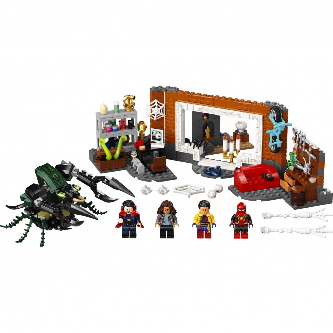 Конструктор LEGO SUPER HEROES "ЧЕЛОВЕК-ПАУК В МАСТЕРСКОЙ САНКТУМА" Super Heroes 76185 3628421 Конструктор LEGO SUPER HEROES "ЧЕЛОВЕК-ПАУК В МАСТЕРСКОЙ САНКТУМА" Super Heroes 76185 3628421