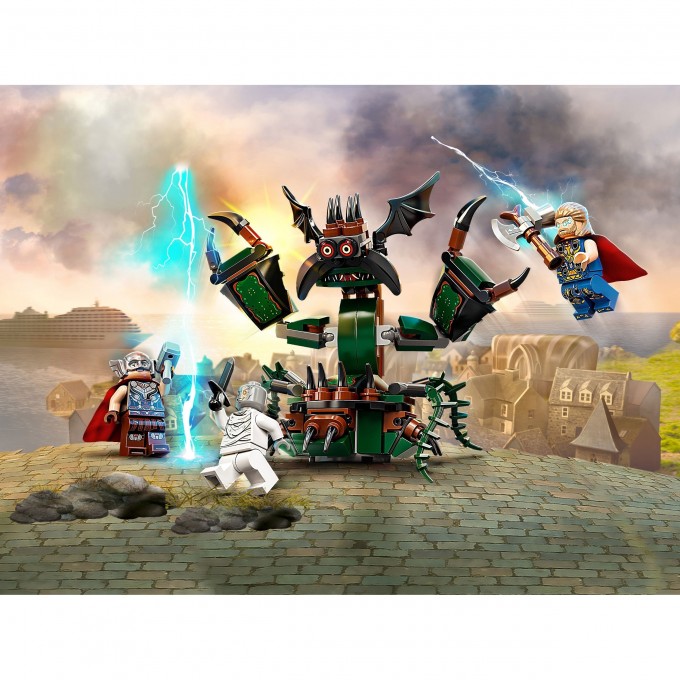 Конструктор LEGO SUPER HEROES "НАПАДЕНИЕ НА НОВЫЙ АСГАРД" Super Heroes 76207 3815015 Конструктор LEGO SUPER HEROES "НАПАДЕНИЕ НА НОВЫЙ АСГАРД" Super Heroes 76207 3815015