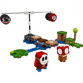 Конструктор LEGO SUPER MARIO Дополнительный набор "Огневой налёт Билла-Банзай" 71366