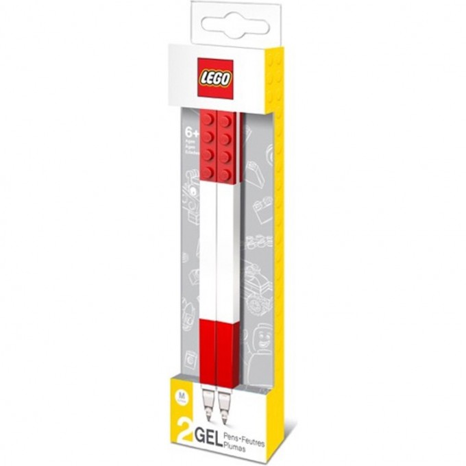 Набор гелевых ручек LEGO (2 шт., красный) 51675 Набор гелевых ручек LEGO (2 шт., красный) 51675