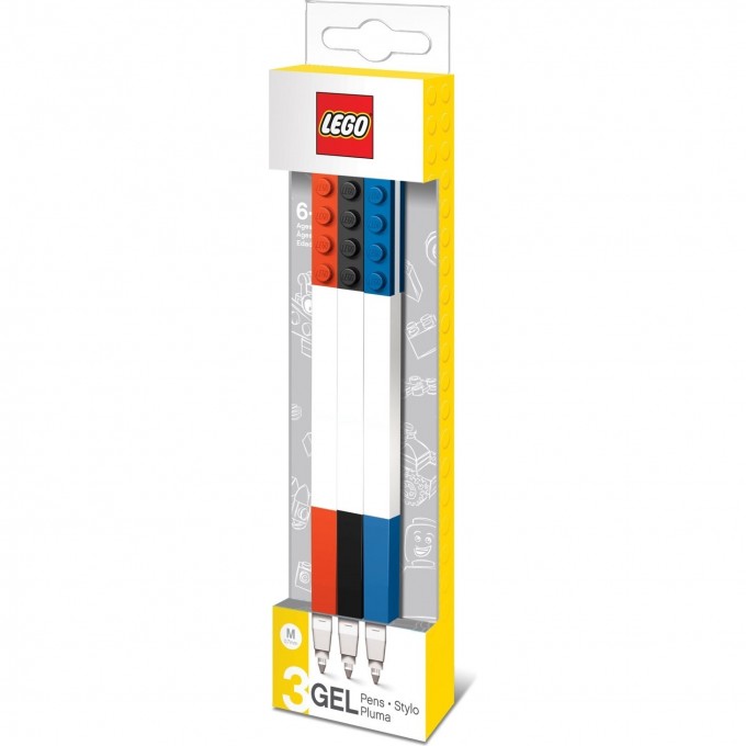 Набор гелевых ручек LEGO 3шт 51513L 331447 Набор гелевых ручек LEGO 3шт 51513L 331447
