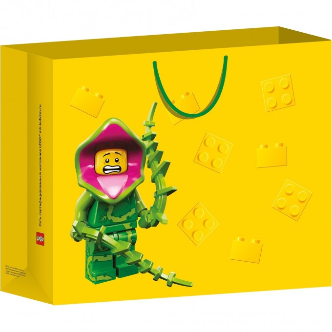 Пакет подарочный LEGO «ЦВЕТОК» 50*60, желтый (большой) BagL_yellow_flower 1414715 Пакет подарочный LEGO «ЦВЕТОК» 50*60, желтый (большой) BagL_yellow_flower 1414715